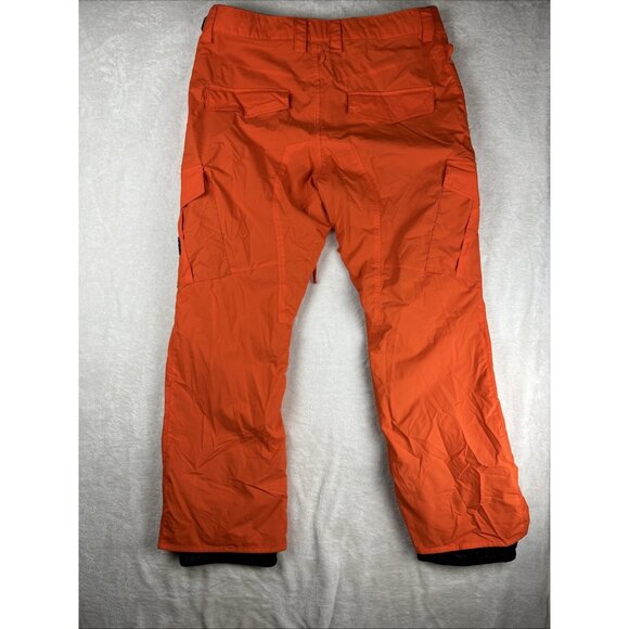 Quiksilver Pants XXL Orange Dry Flight 10K Snow Breathable Lined Winter Adult - Picture 13 of 14
